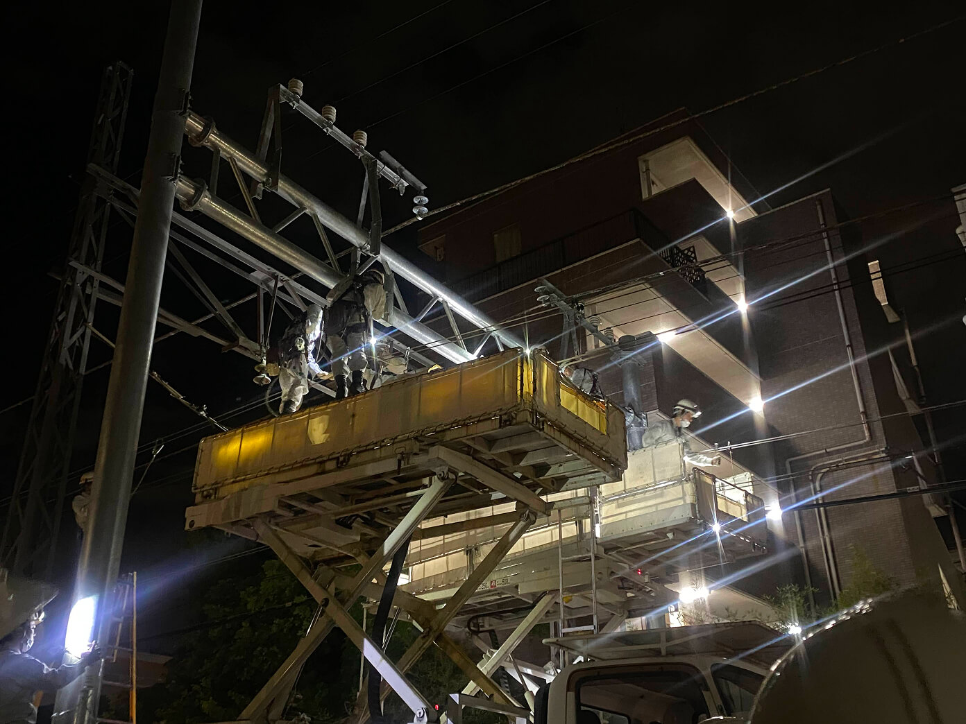 電気部 現場技術職の仕事風景
